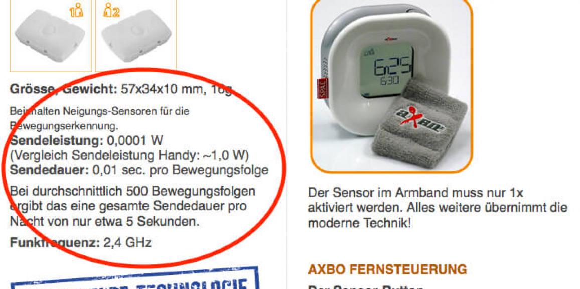 Elektrosmog durch funkende Schlafphasenwecker? Eine Beispielrechnung…